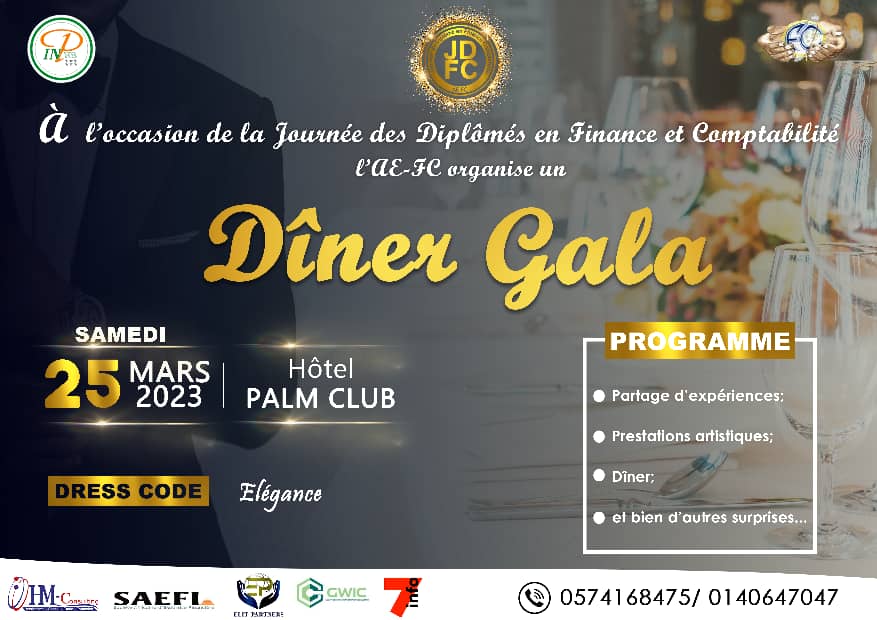 Côte d’Ivoire-L’AEFC organise la JDFC le samedi 25 mars 2023 à l’hôtel Palm Club Abidjan Cococdy