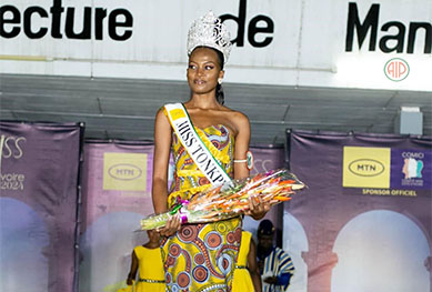 Côte d’Ivoire- Otayek Jeanne désignée Miss Tonkpi 2024