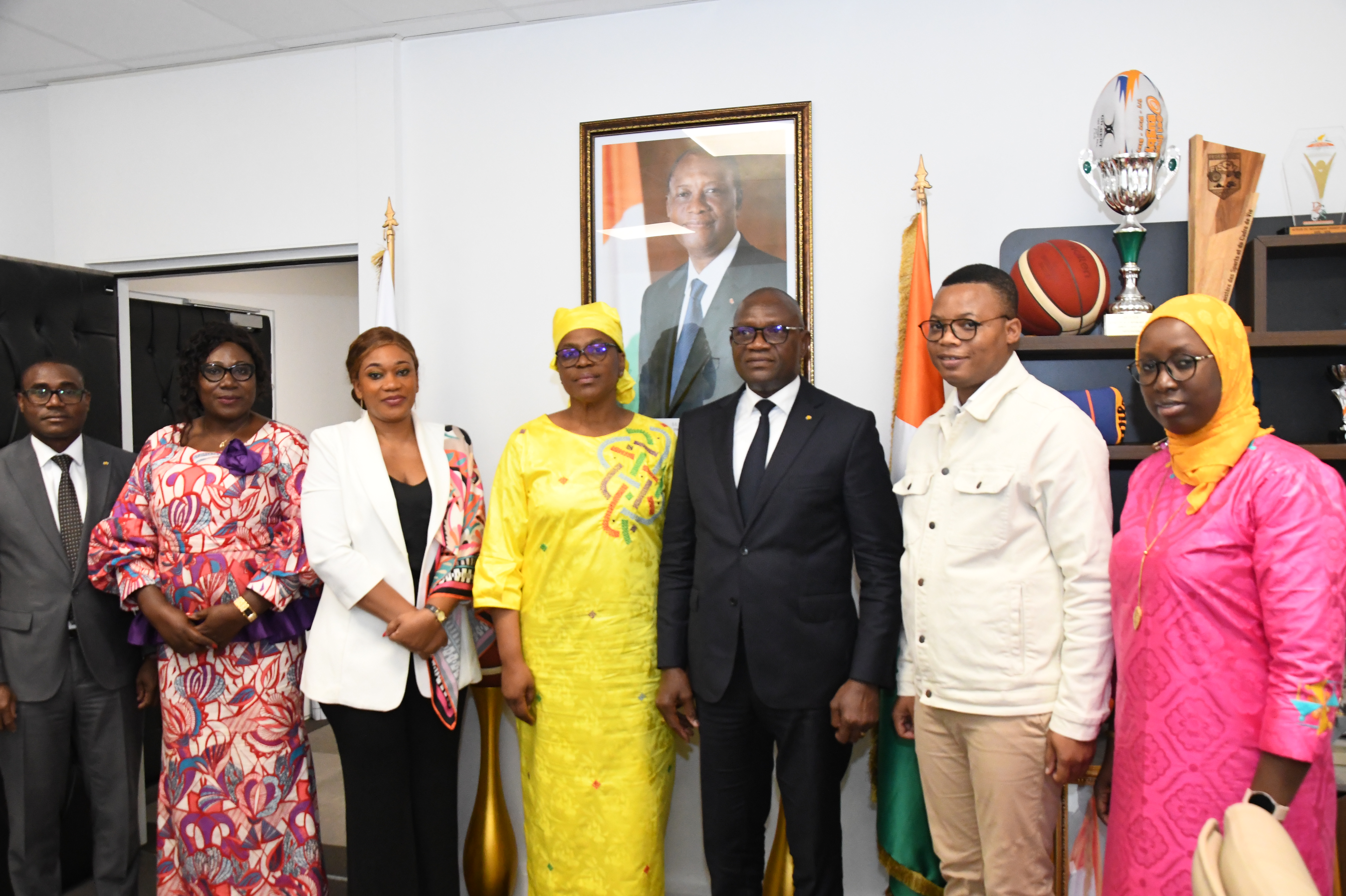 AUDIENCE : La Secrétaire Générale de la  CONFEJES  porteuse de bonne nouvelle pour la jeunesse Ivoirienne